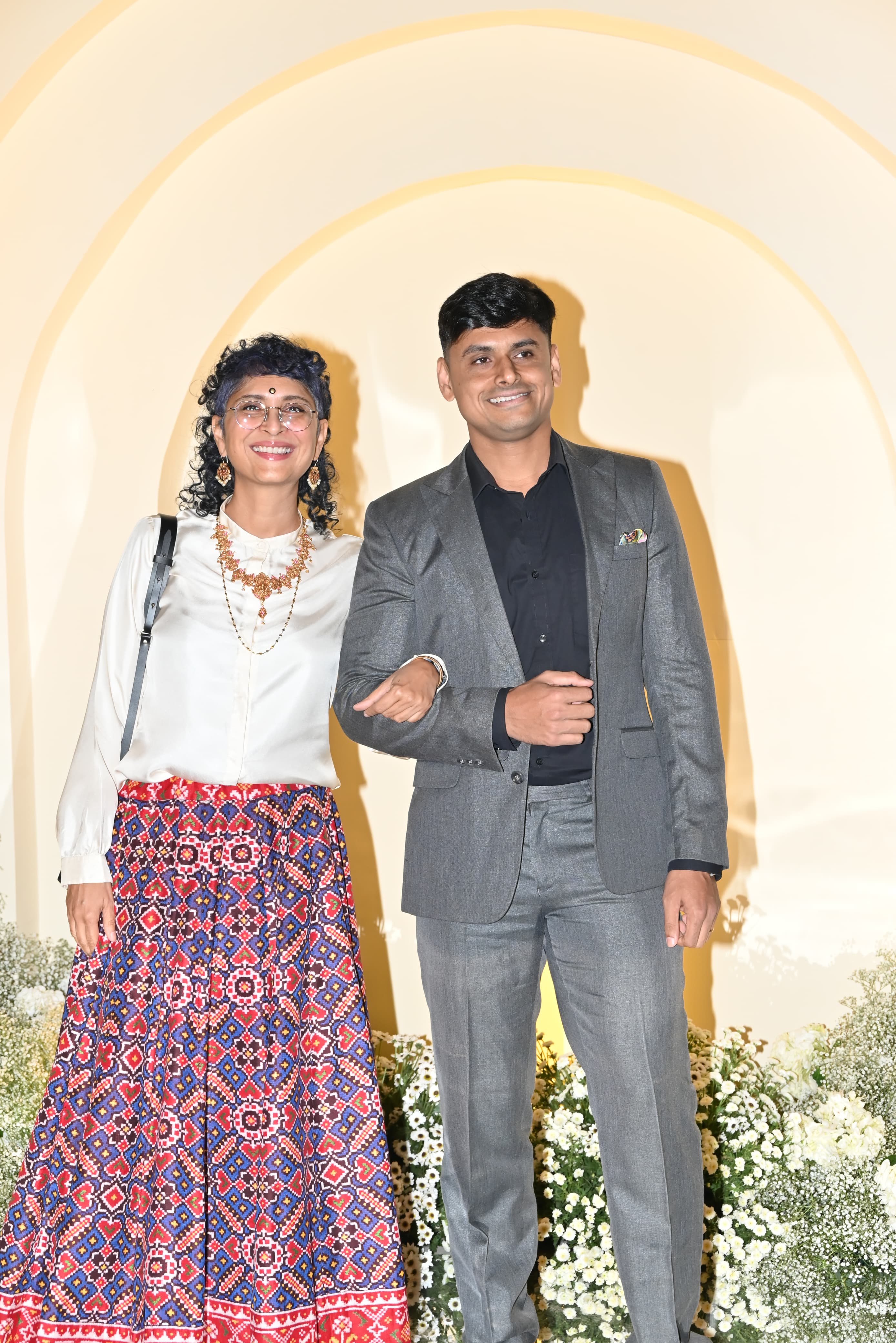 Kiran Rao reached the wedding reception with her jamai raja Nupur Shikhare