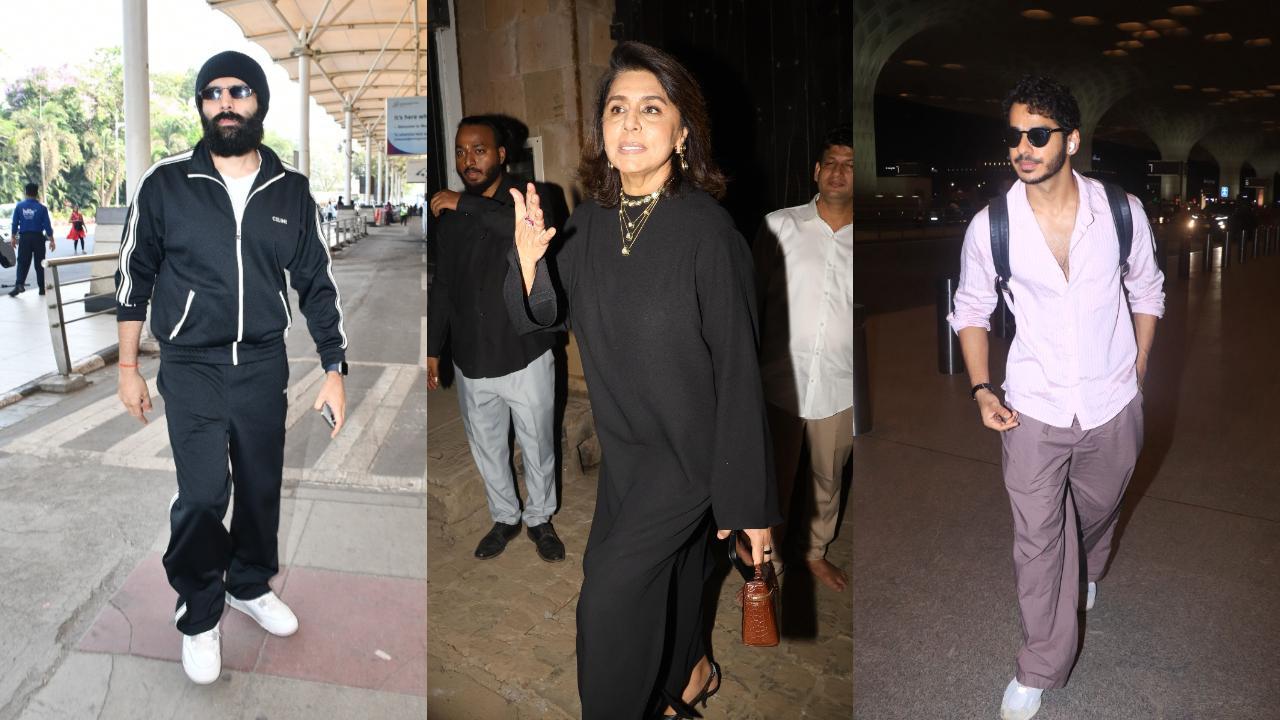Spotted in the city: Kartik Aaryan, Ishaan Khattar, Neetu Singh & others