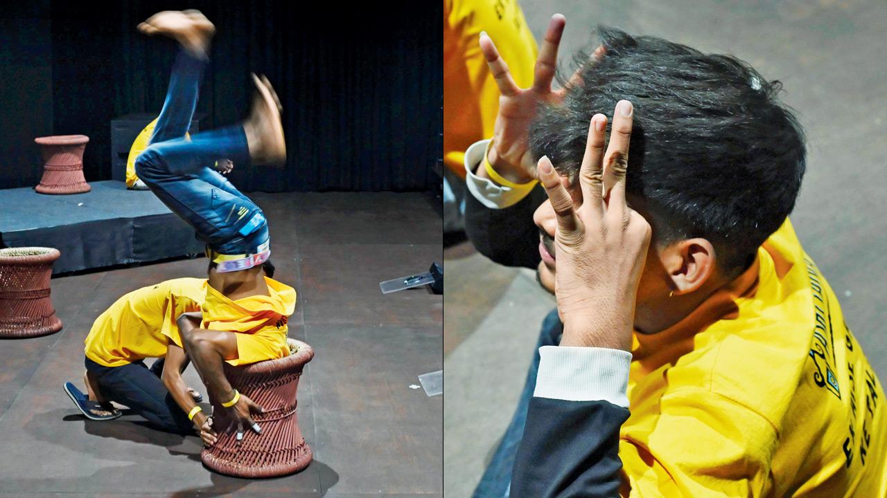 Candid moments from the final stage rehearsal