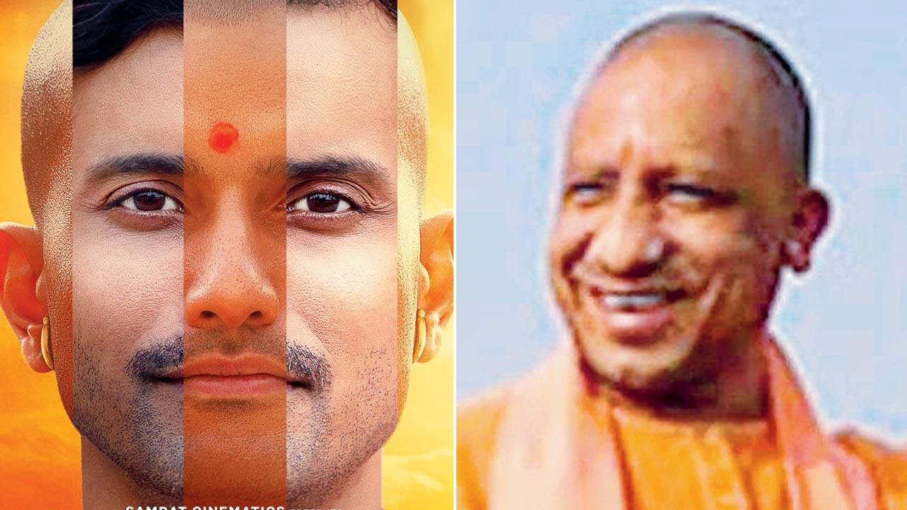 (Left) Anant Joshi in Ajey; (Right) Yogi Adityanath
