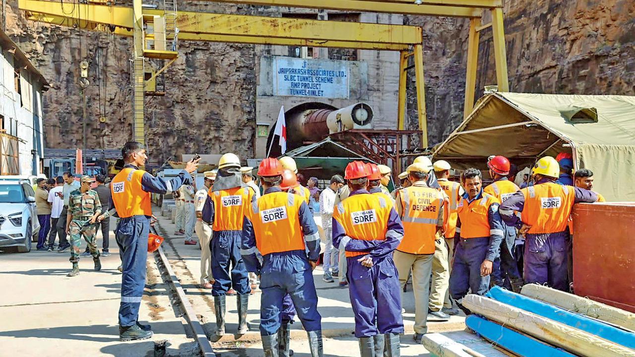 Telangana tunnel collapse: No contact with trapped as rescue ops enter day 10