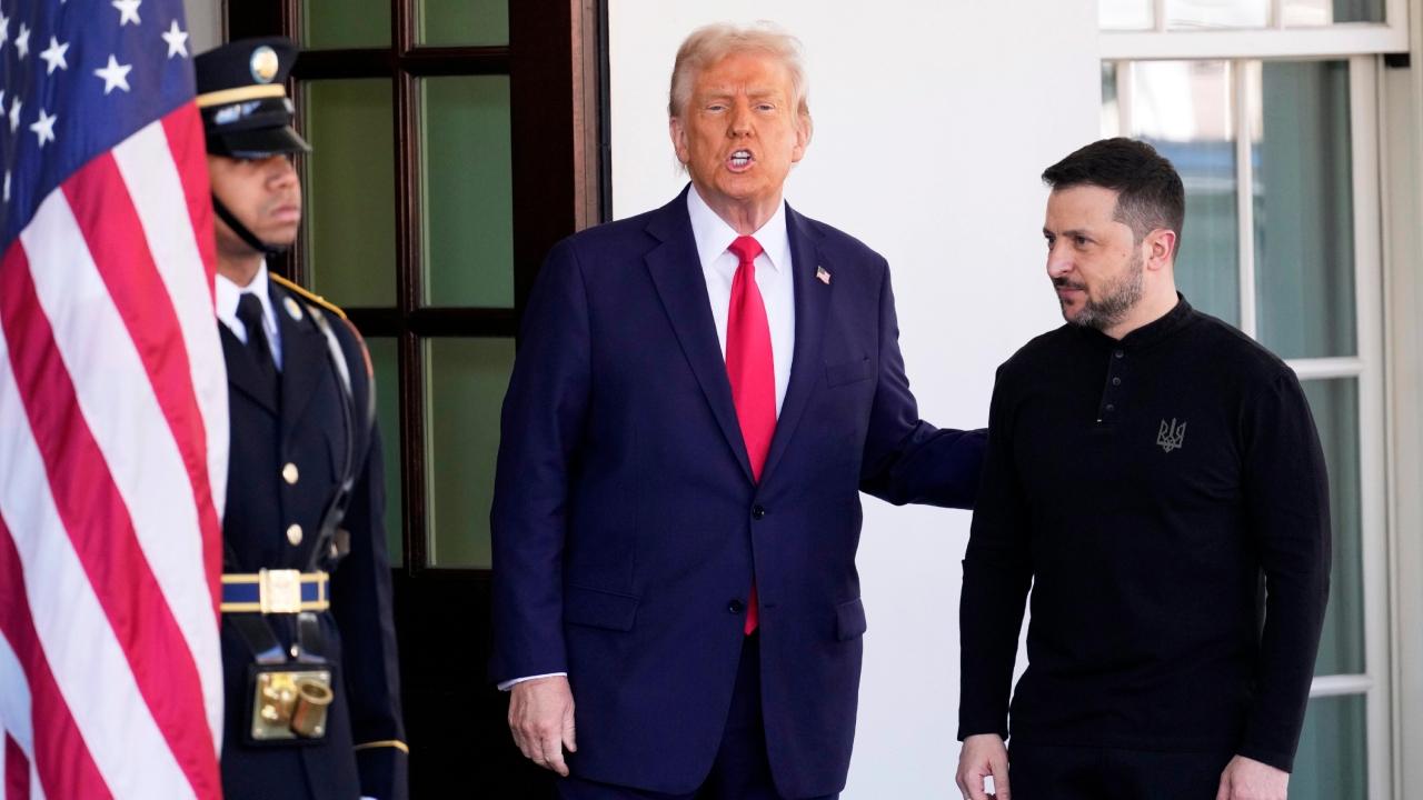 Minutes after his departure from the White House, the Ukrainian president in a post on X said, 