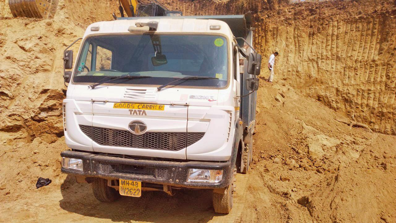 Forest department busts illegal excavation in Virar forest