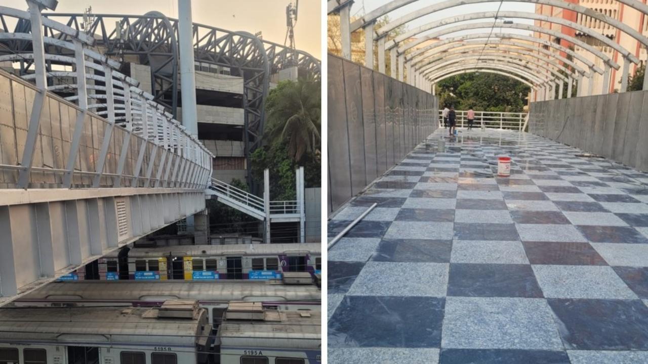 Mumbai: Western Railway rebuilds Wankhede North FOB ahead of IPL 2025