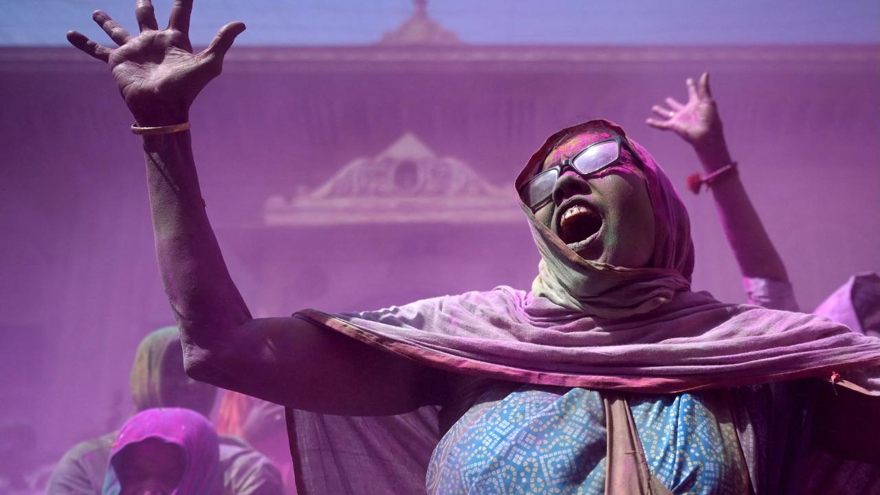 Widows were once prohibited from participating in festivals. However, with time, they united to celebrate Holi at Gopinath Temple