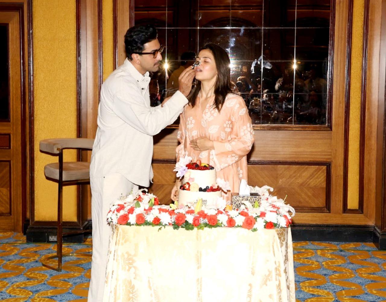 Alia Bhatt, too, celebrated her birthday with the media on Thursday morning