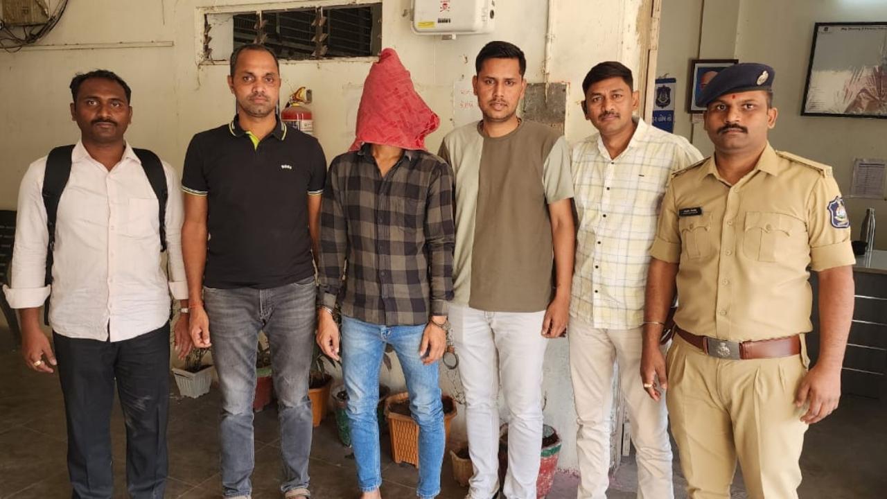 Ten years after murder, absconder held from Gujarat by crime branch