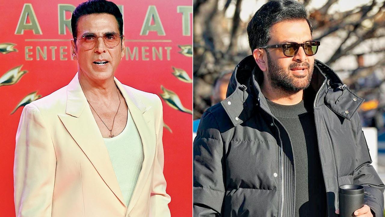 Akshay Kumar and Prithviraj Sukumaran