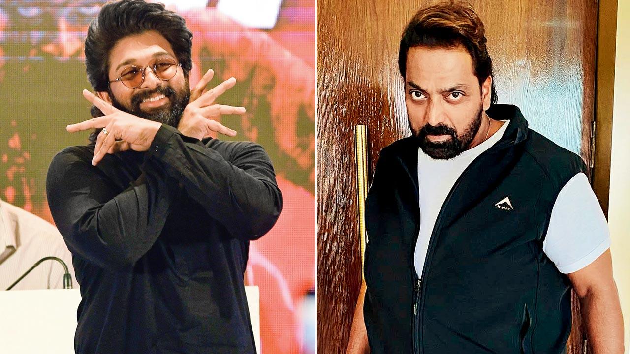 Ganesh Acharya and Allu Arjun