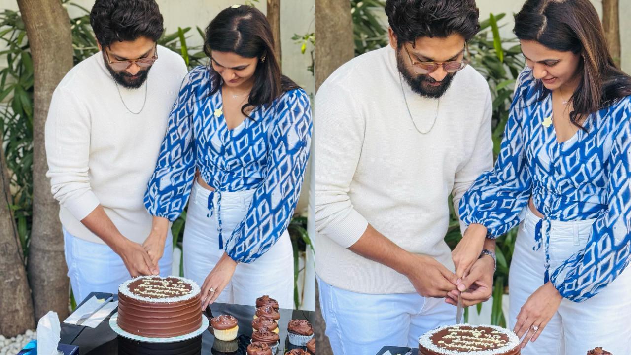 Allu Arjun and Sneha Reddy celebrate 14th wedding anniversary