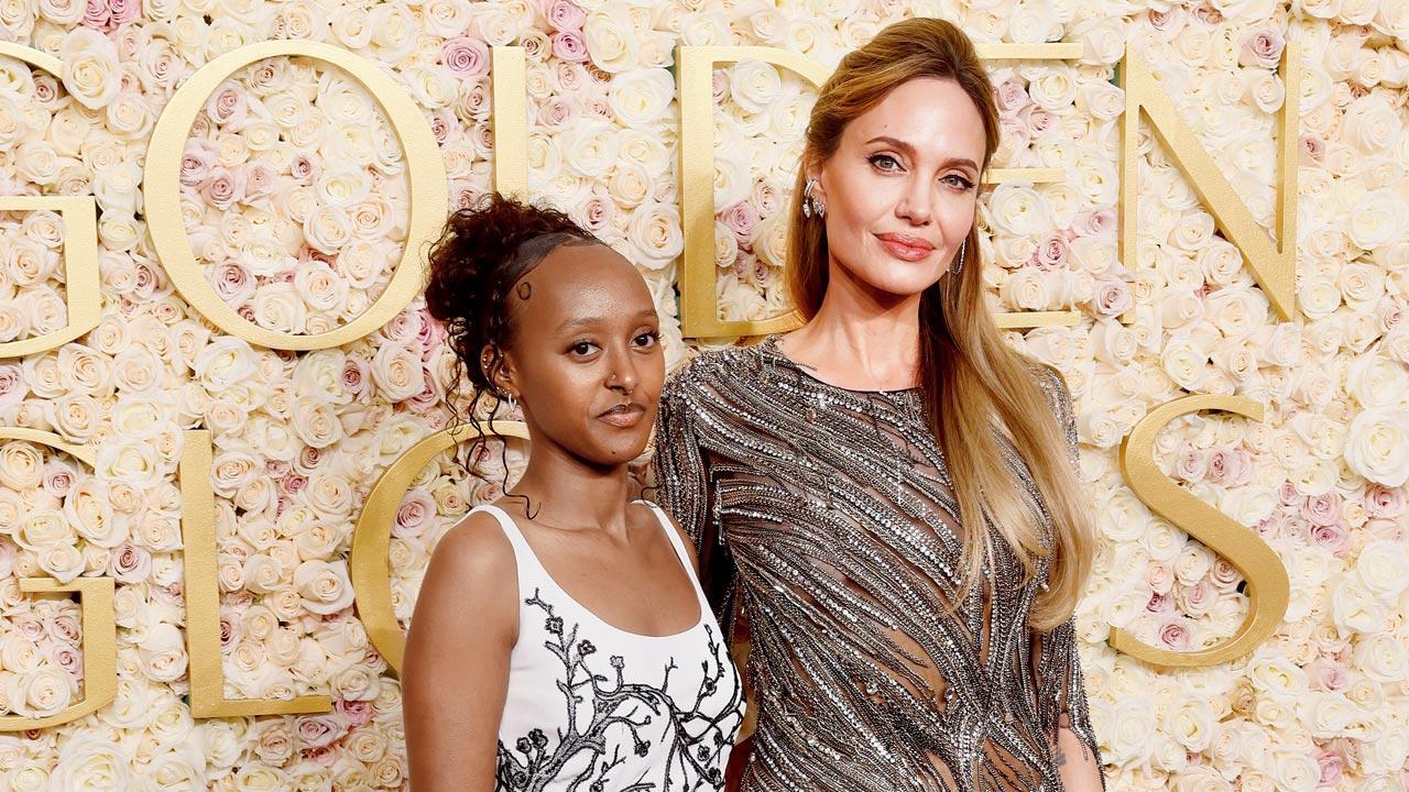 Angelina Jolie joins daughter Zahara Jolie-Pitt to raise awareness about period poverty