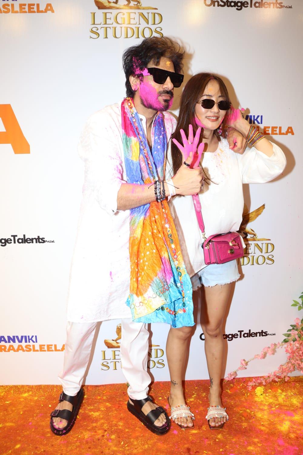 Bigg Boss 18 winner Karan Veer Mehra arrived at the grand Holi party with his lady luck, Chum Darang