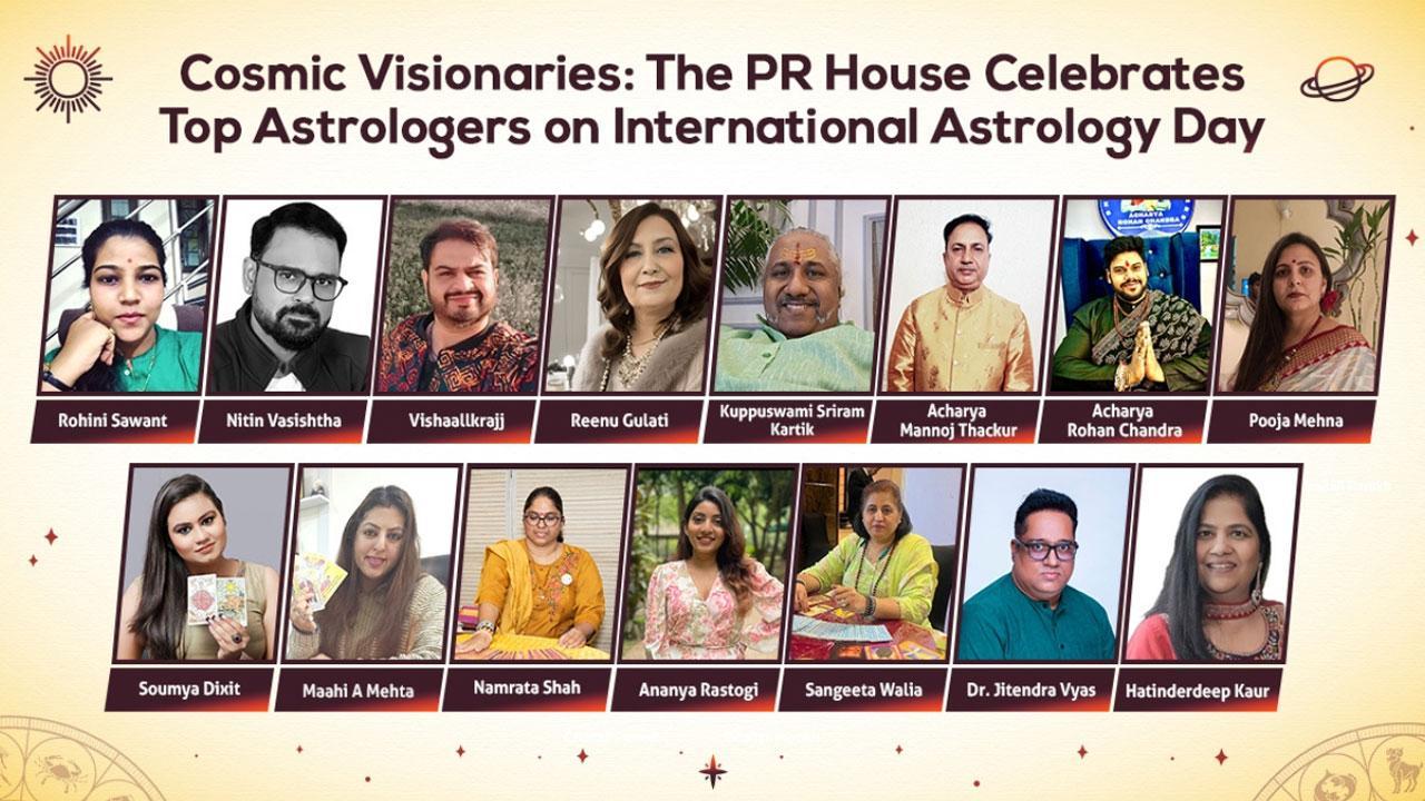 Cosmic Visionaries: The PR House Celebrates Renowned Astrologers on International Astrology Day