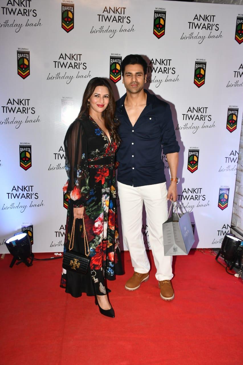 She was accompanied by her husband, Vivek Dahiya