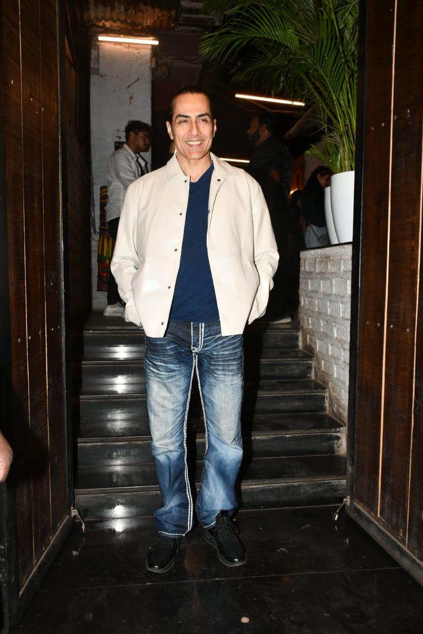 Sudhanshu Pandey was all smiles as he posed for the cameras at the venue