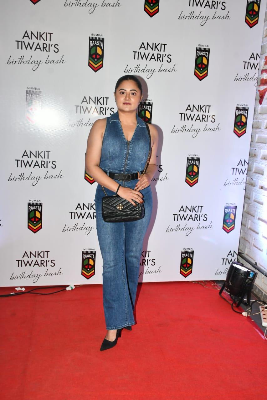 Rashami Desai looked cute in a denim-on-denim fit at the star-studded celebration