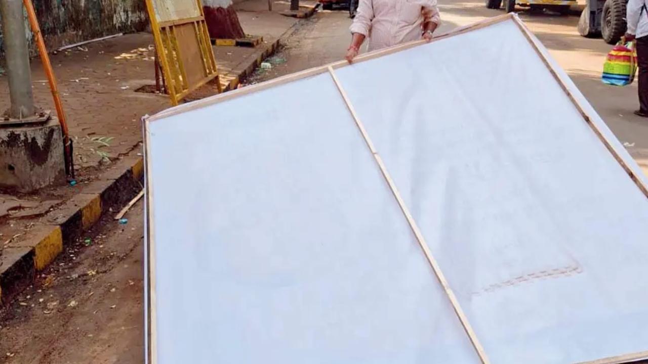 Latur civic body file three cases, remove over 600 illegal banners and hoardings