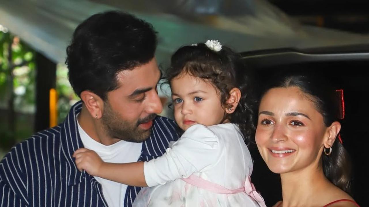 Doting parents Ranbir Kapoor and Alia Bhatt skip paps amid reports of the decision to keep daughter Raha away from the limelight. Read more
