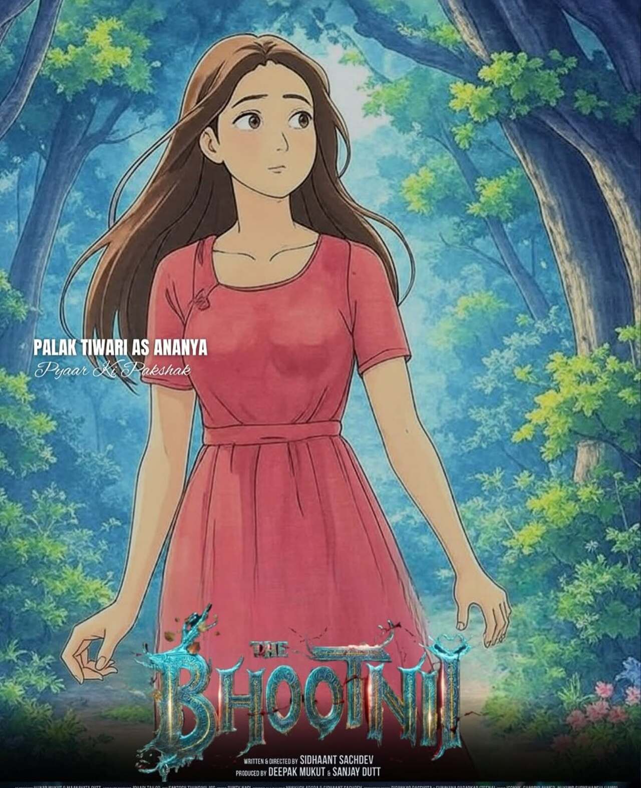 Palak Tiwari's character from The Bhootnii gets a Studio Ghibli makeover