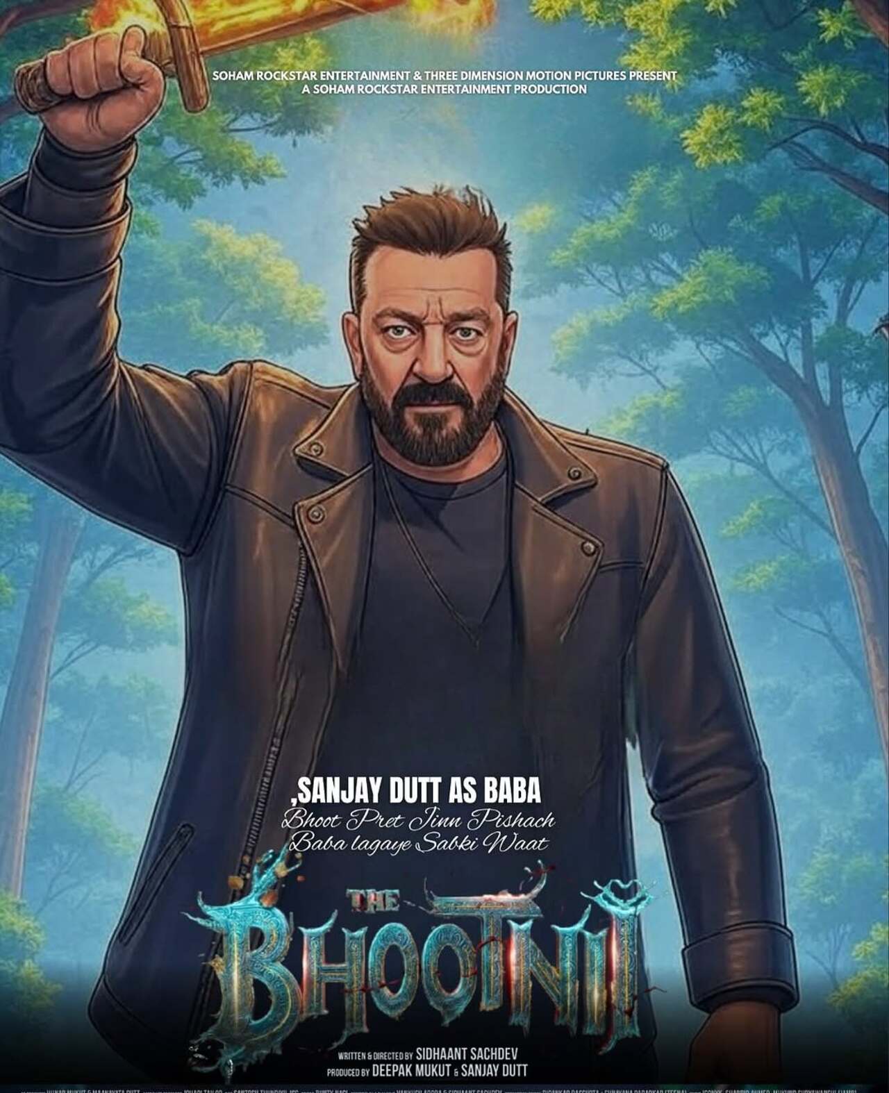 The team of Sanjay Dutt's The Bhootnii released posters from their film as reimagined by Studio Ghibli