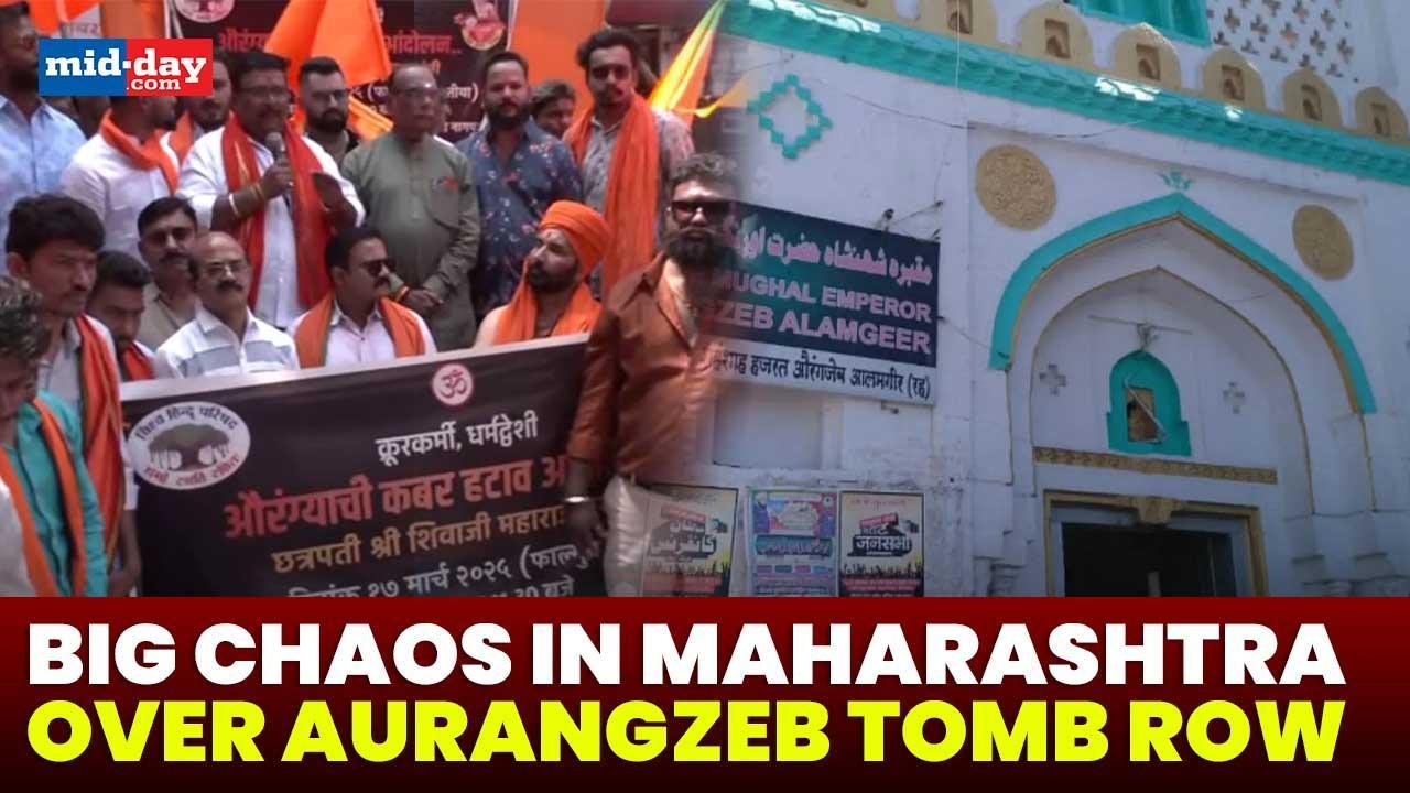 Aurangzeb`s tomb removal demand causes chaos in Maharashtra