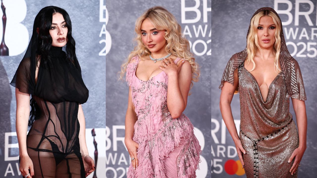Celebs at BRIT Awards 2025 Pics/AFP