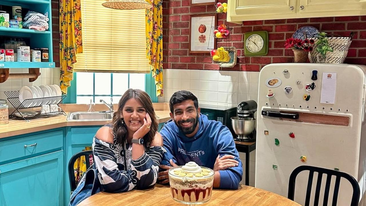 Jasprit Bumrah, like many of his teammates, cherishes family time away from the cricketing world. After India’s World Cup triumph, his wife, Sanjana, shared an Instagram photo dump documenting their trip to Barbados and the U.S.