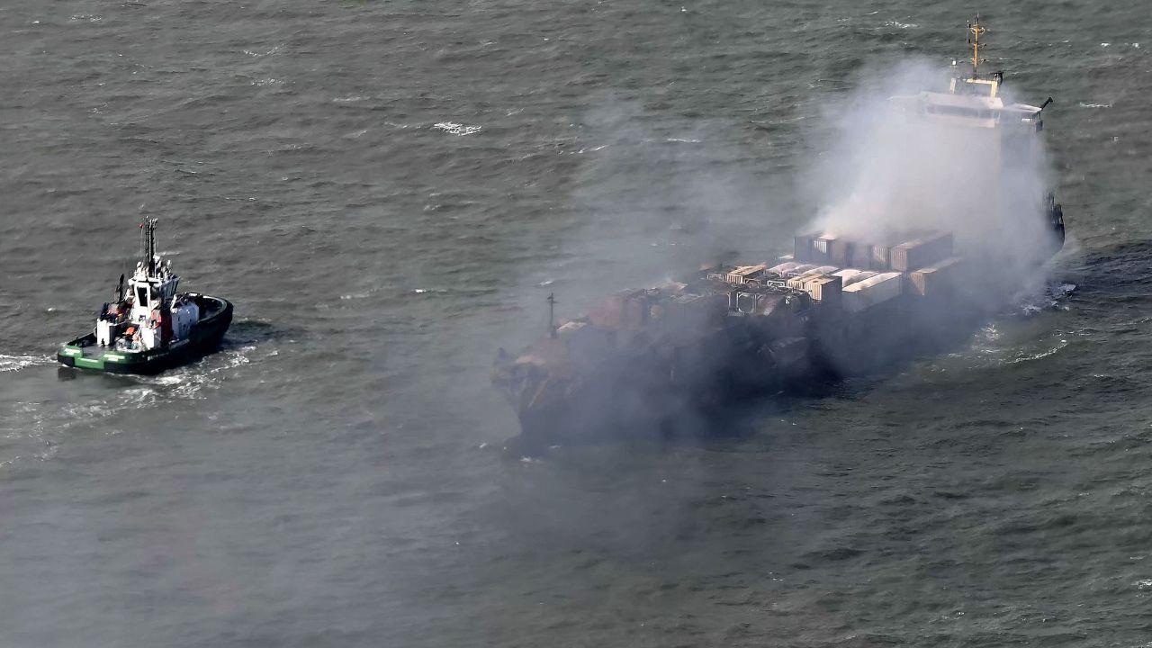 A cargo ship collided with the MV Immaculate, a tanker which carried flammable jet fuel, on March 10