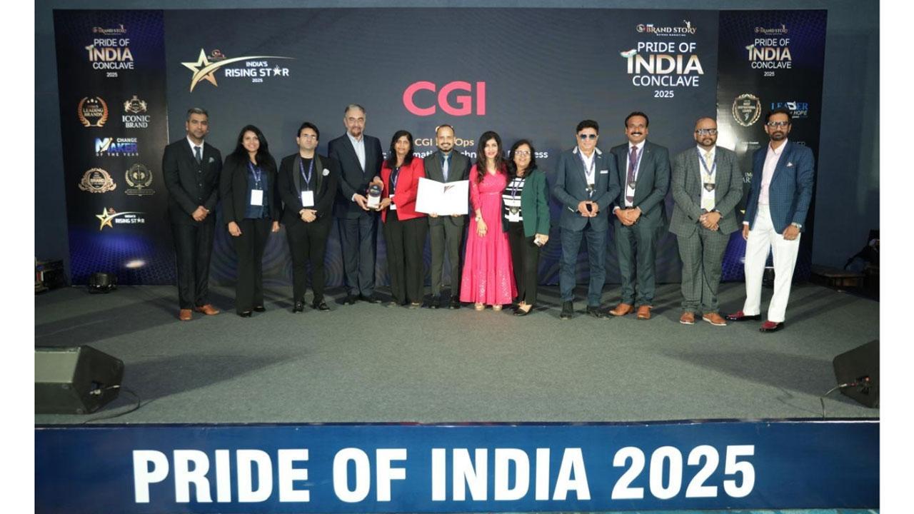 CGI Asia Pacific’s Global Technology Operations Awarded With India’s Rising Star by The Brand Story at the Pride of India Conclave 2025