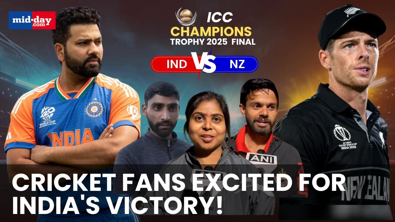 IND vs NZ CT Trophy final: Cricket fans hopeful for India`s victory