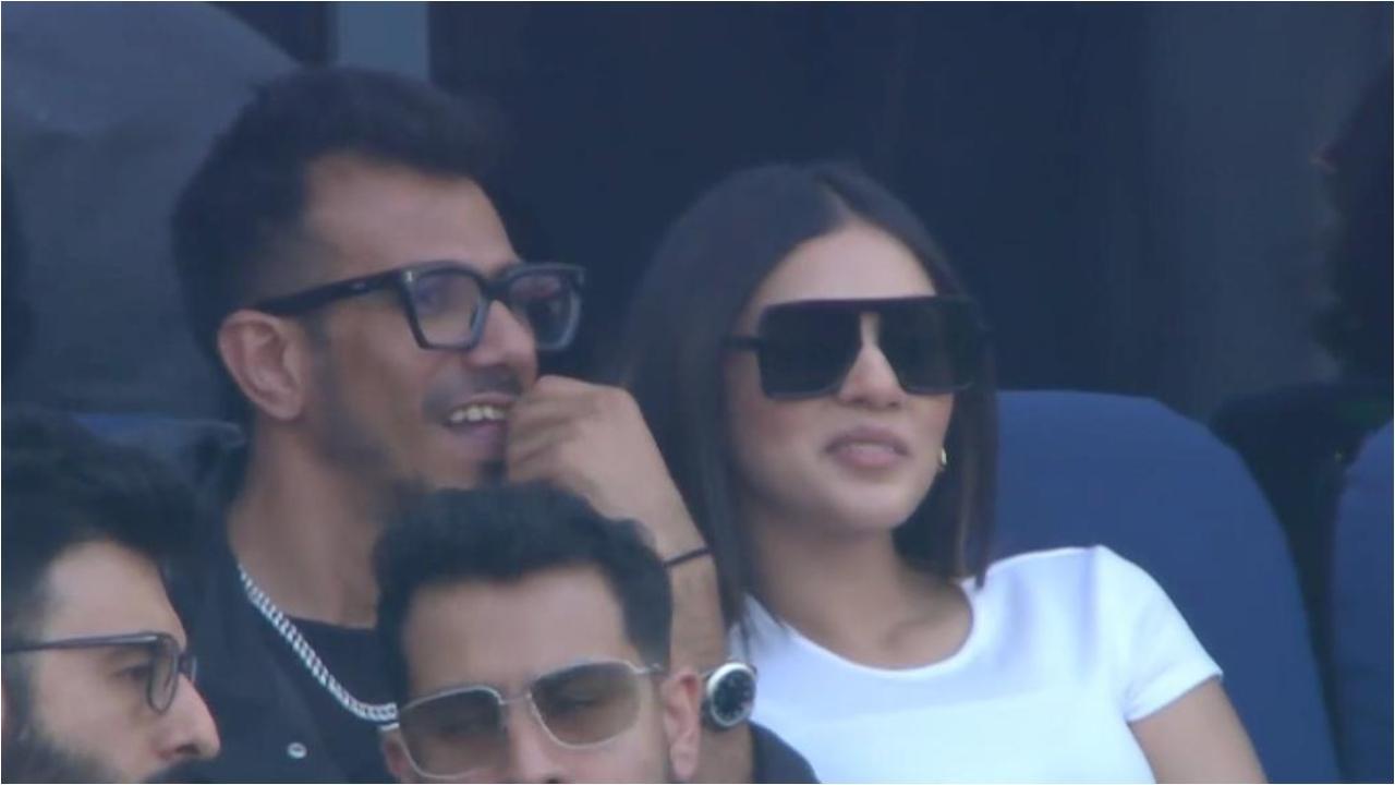 Amid divorce rumours, Yuzvendra Chahal enjoys Ind vs NZ match with RJ Mahvash