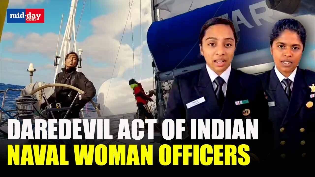 Women’s Day 2025: Visuals from daring expedition of Naval woman officers