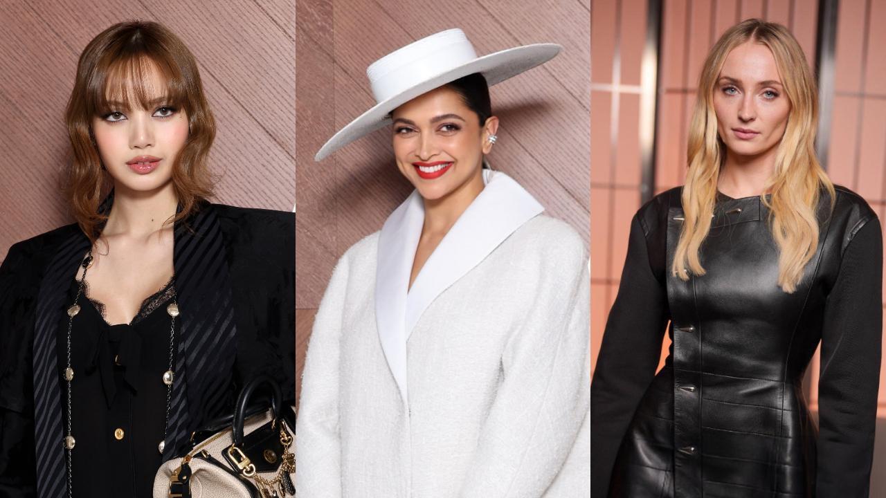 Celebs for Louis Vuitton show at Paris Fashion Week 2025 Pics/X