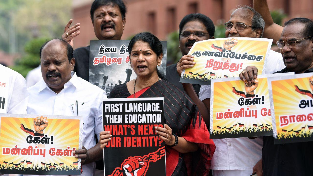 The controversy erupted when Pradhan reportedly referred to Tamil Nadu MPs as 