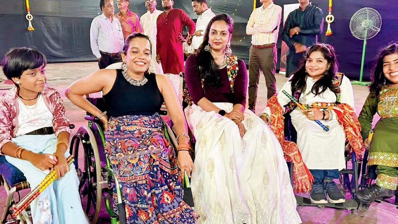 A moment from an inclusive Navratri celebration attended by Khushi Ganatra. Pics Courtesy/Instagram 