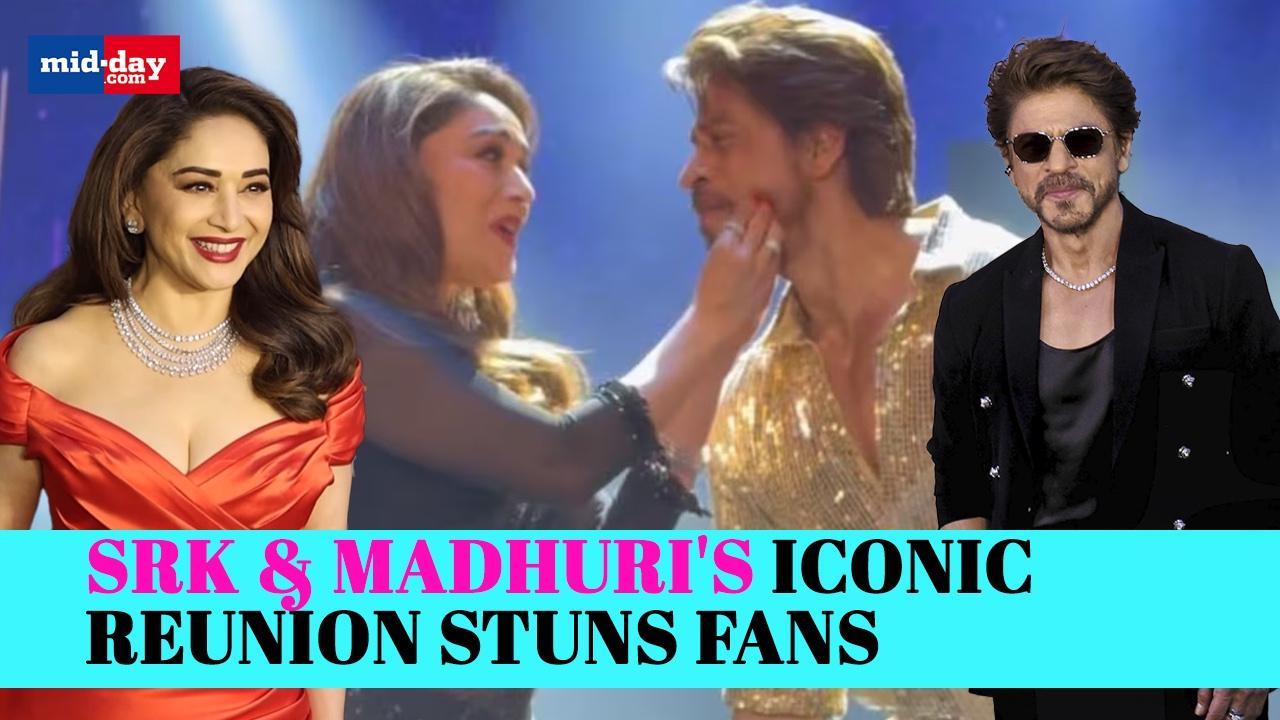 Shah Rukh Khan & Madhuri Dixit Deliver a Nostalgic Performance at an Award Show