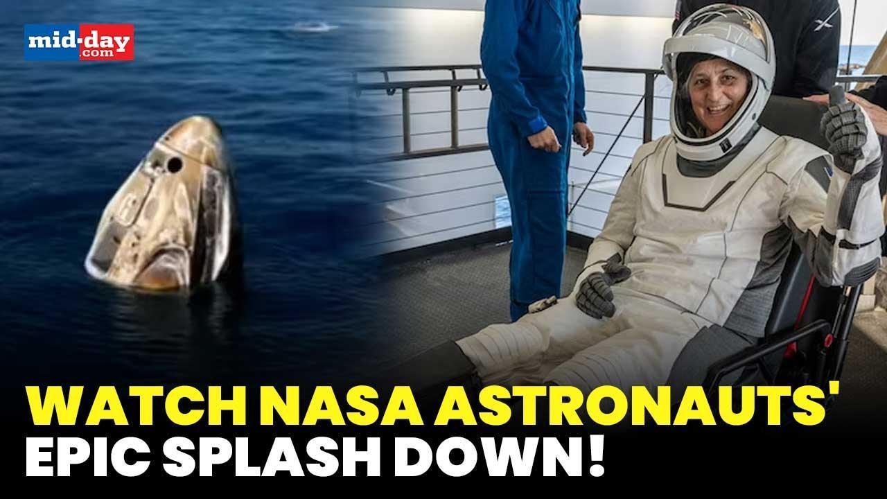 SpaceX Dragon lands safely with NASA astronauts