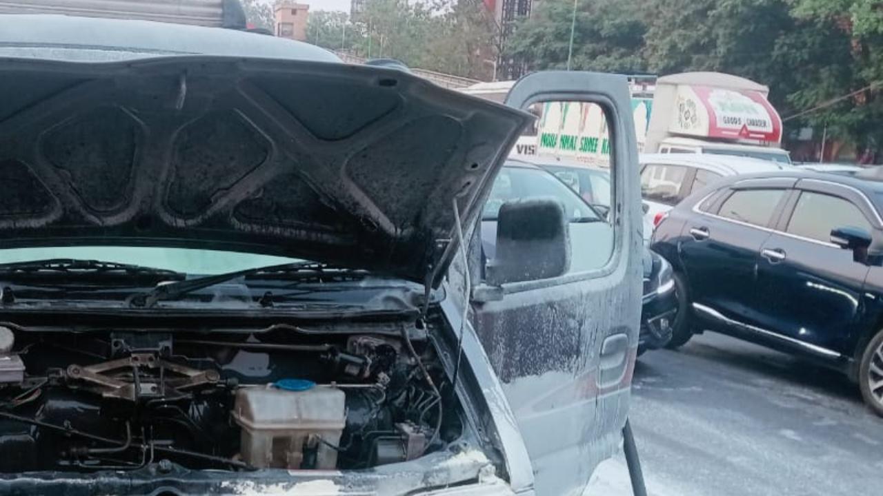 The car was carrying at least three people when the incident took place