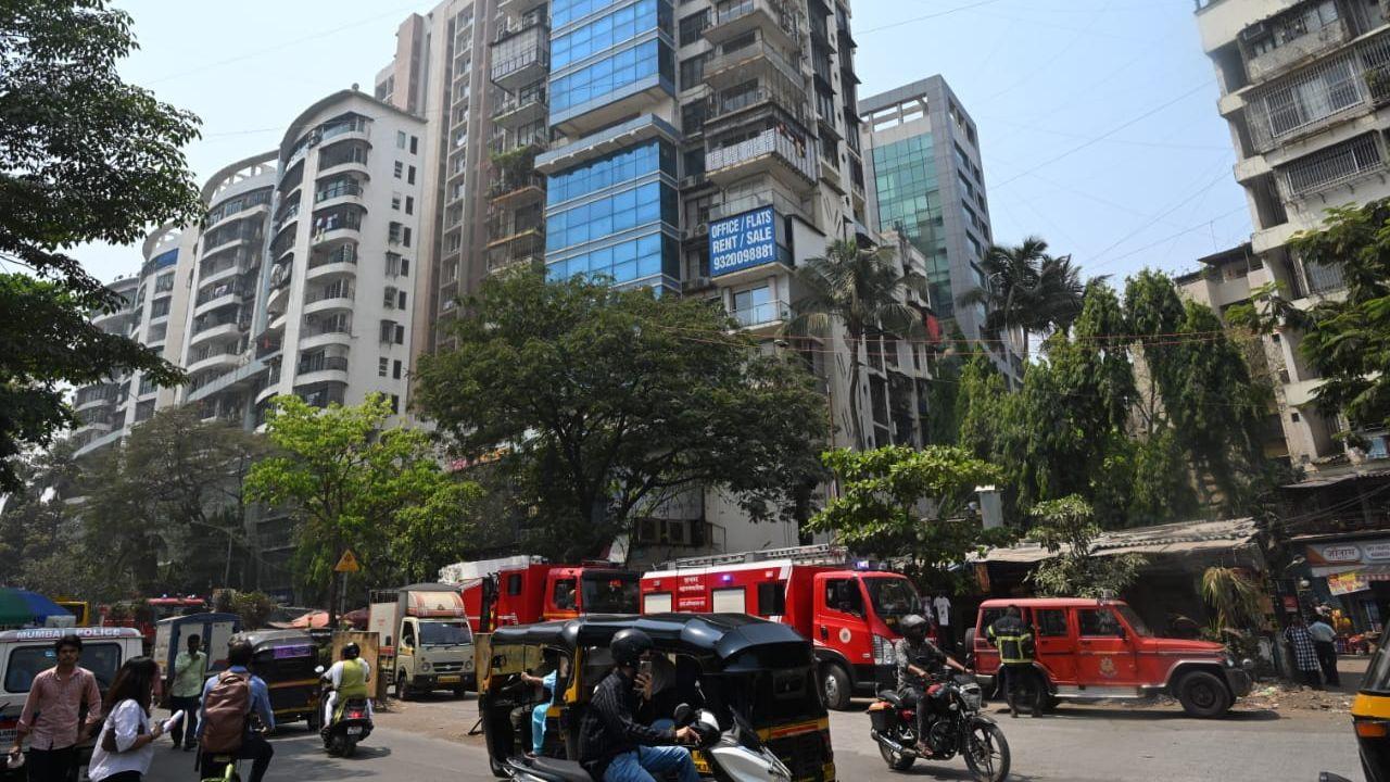 On receiving information, fire bridages and police officials swiftly reached the spot