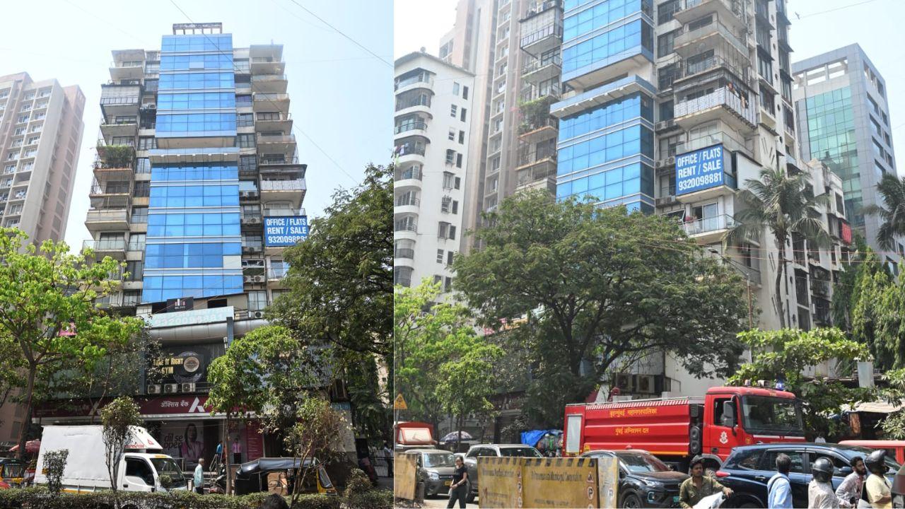 The civic body said that four fire-fighting vehicles were rushed to the spot. The blaze was doused by around 9.03 am. 