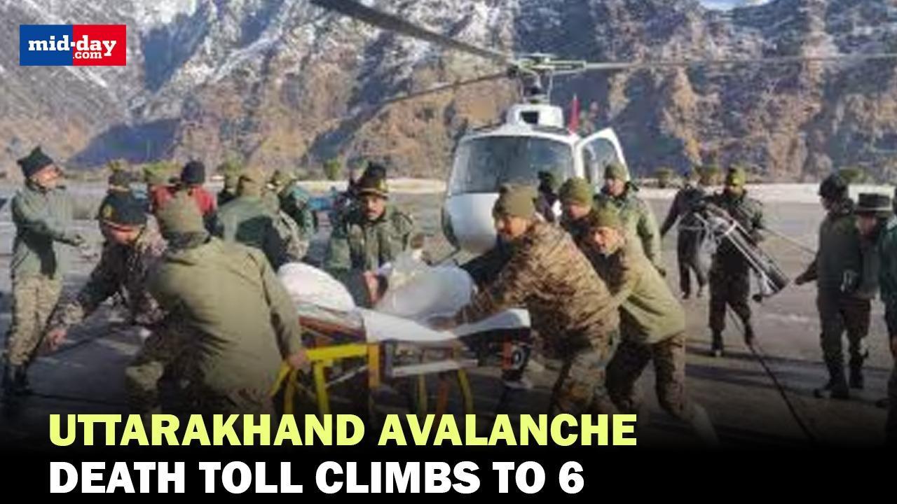 Uttarakhand Avalanche: Death toll rises to six, Army & IAF join search efforts