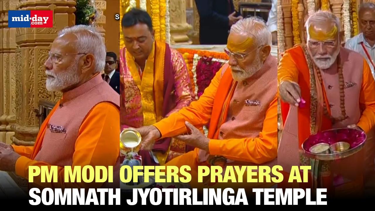 PM Modi performs special Puja at Shri Somnath Temple during Gujarat visit