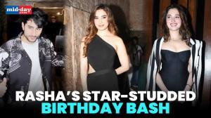 Ibrahim Ali Khan, Tamannaah Bhatia, & More Join Rasha's Glitzy 20th B'Day Bash
