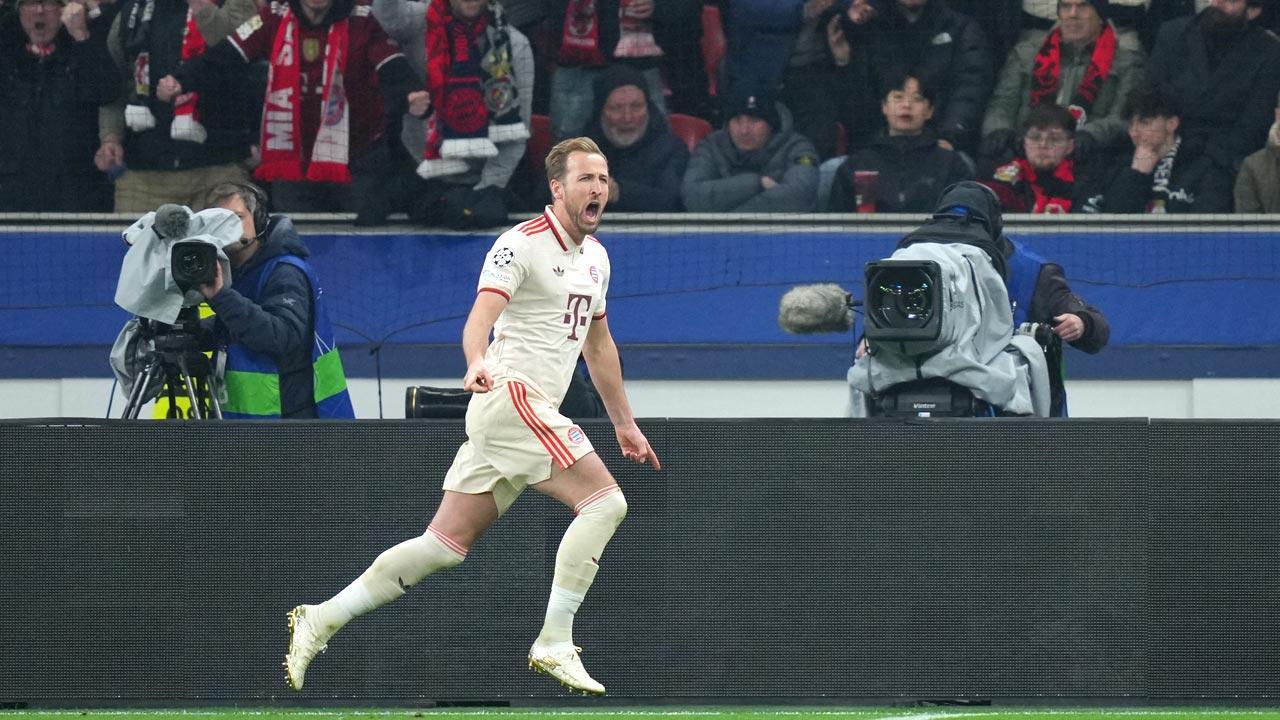 Harry Kane revels in a statement win for Bayern Munich in the Champions League