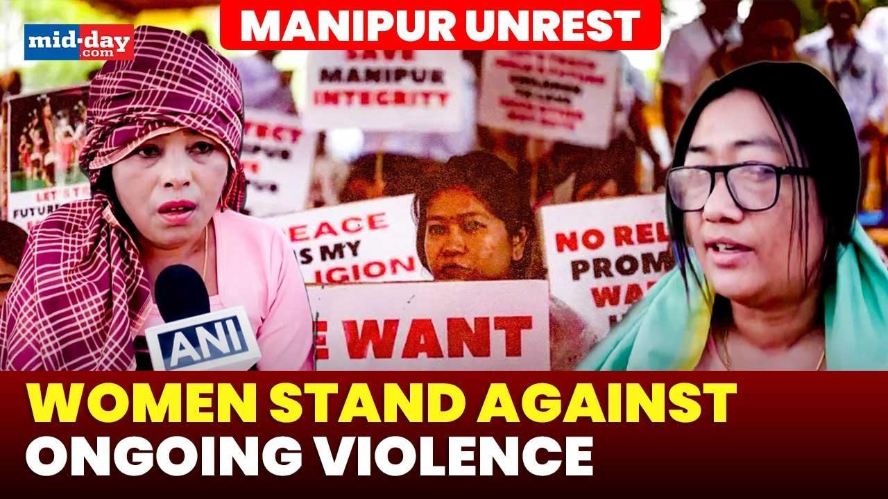 Manipur unrest: Women hold sit-in protest urging government to end violence