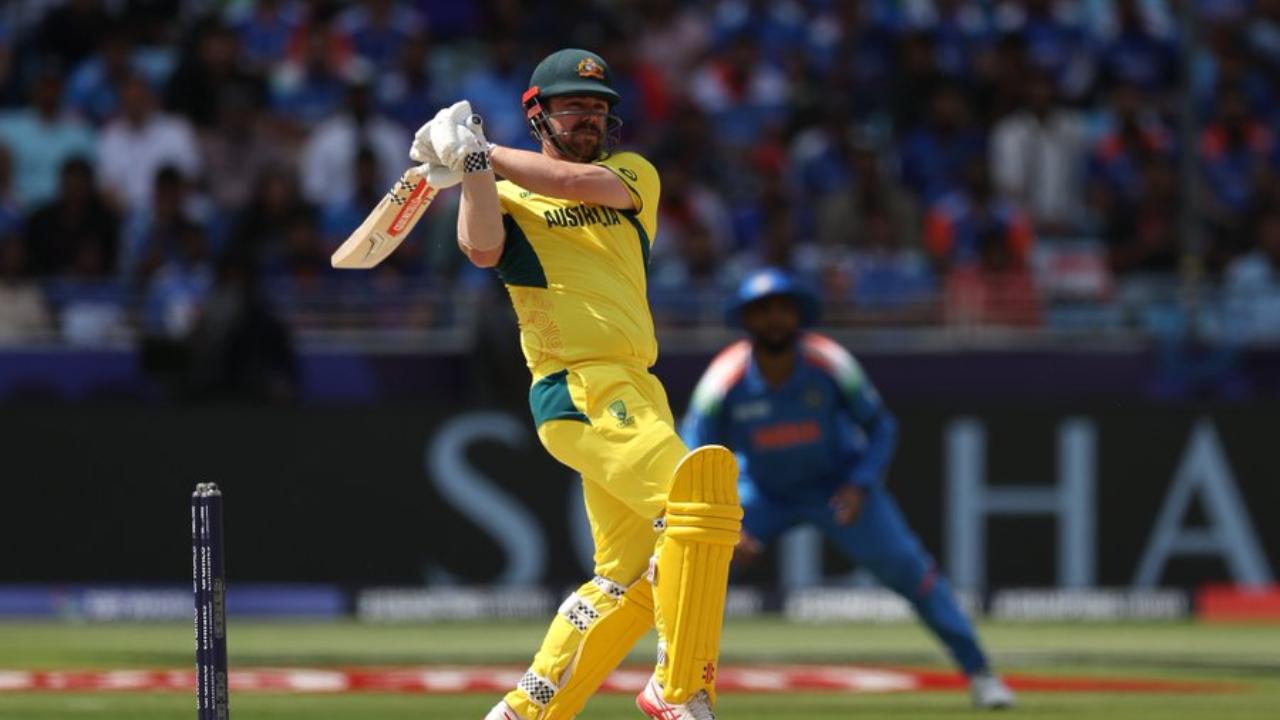 Opening the innings, Australia's swashbuckling opening batsman Travis Head played a knock of 39 runs off 33 deliveries. His knock was laced with 5 fours and 2 sixes