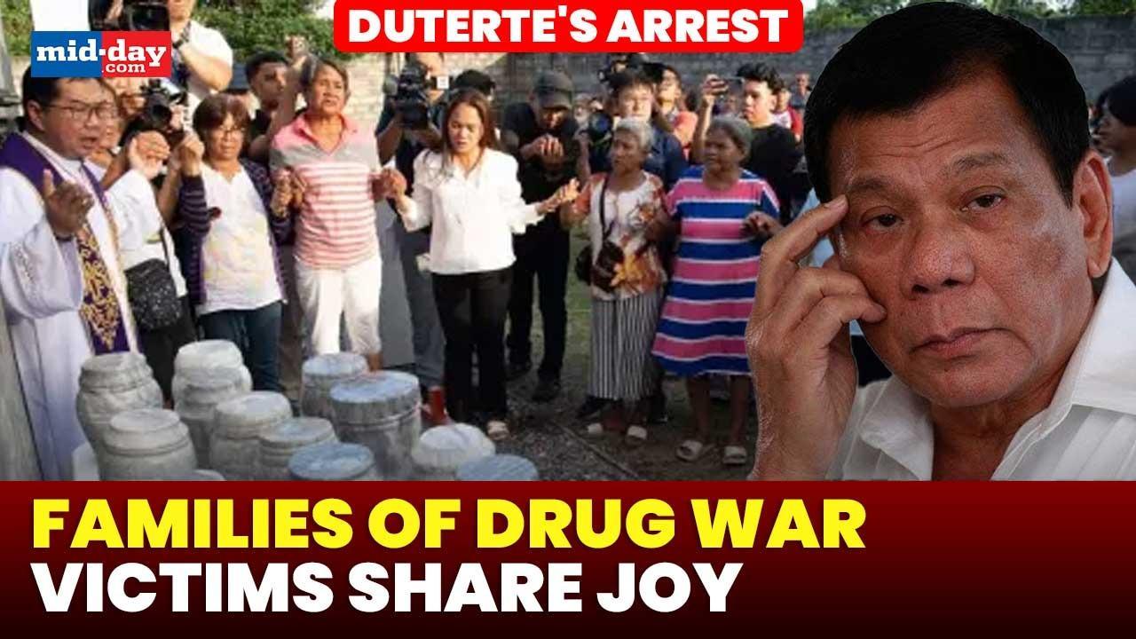 Duterte`s arrest: Families of drug war victims praise Duterte`s arrest