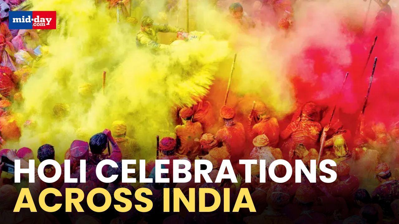 Holi 2025: Indians celebrate the festival of colours across the country