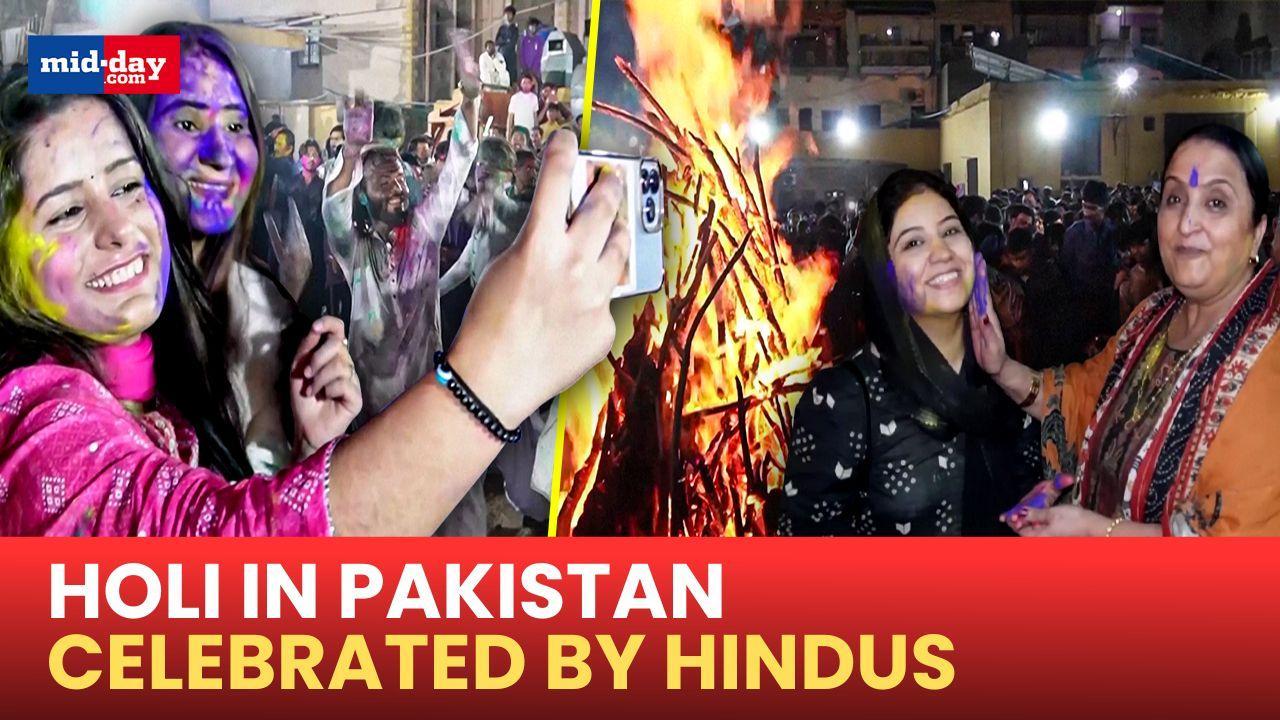 Holi 2025: Over 500 Pakistani Hindus celebrate Holi in Pakistan