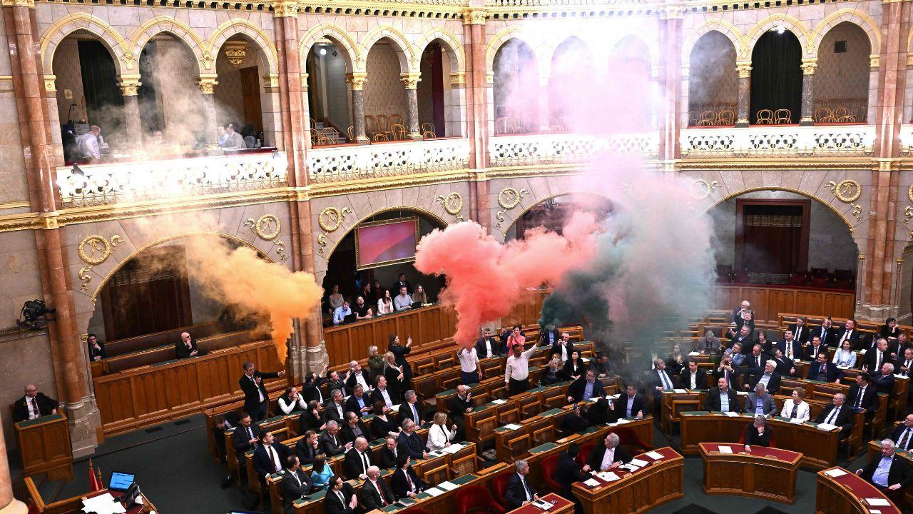 The bill allows authorities to use facial recognition software to identify attendees, continuing a crackdown by Prime Minister Viktor Orban's right-wing populist party on the country's LBGTQ+ community